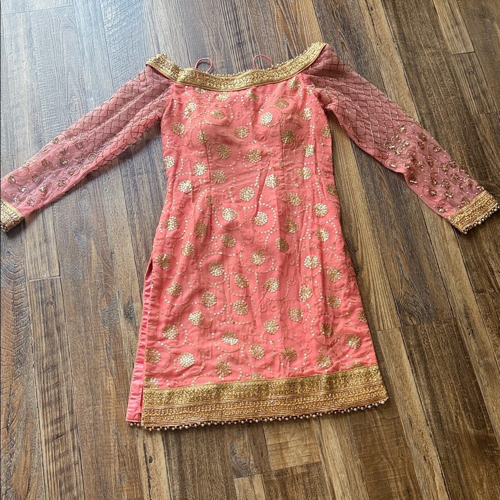 Off shoulder sharara suit